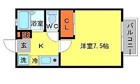 I・ESPACE  ｜ 大阪府吹田市山田東3丁目（賃貸アパート1K・2階・23.18㎡） その2