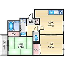 ホームタウン茨木A棟  ｜ 大阪府茨木市竹橋町（賃貸アパート2LDK・2階・50.00㎡） その2