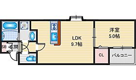 （仮称）La-Crea沢良宜西B  ｜ 大阪府茨木市沢良宜西2丁目（賃貸アパート1LDK・2階・35.43㎡） その2