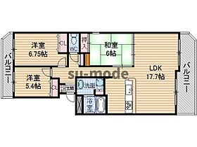 マウントビュー西田中  ｜ 大阪府茨木市西田中町（賃貸マンション3LDK・6階・78.99㎡） その2