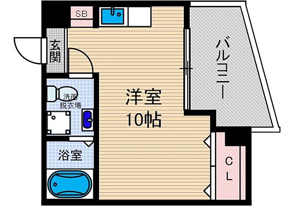 アーカスデイズ茨木 ｜大阪府茨木市元町(賃貸マンション1R・3階・24.00㎡)の写真 その2