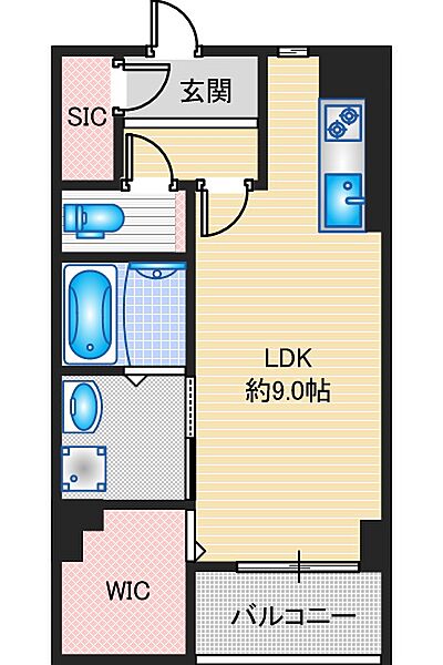 アリベルテ ｜大阪府茨木市双葉町(賃貸マンション1R・4階・32.00㎡)の写真 その2