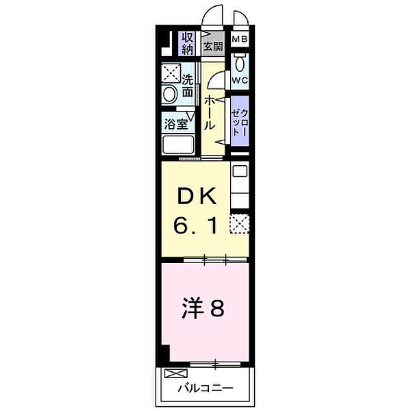 HeiStadt ｜大阪府吹田市長野西(賃貸マンション1DK・5階・36.73㎡)の写真 その2