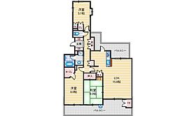 フォレストシティ千里丘D棟  ｜ 大阪府吹田市千里丘西（賃貸マンション3LDK・8階・80.46㎡） その2