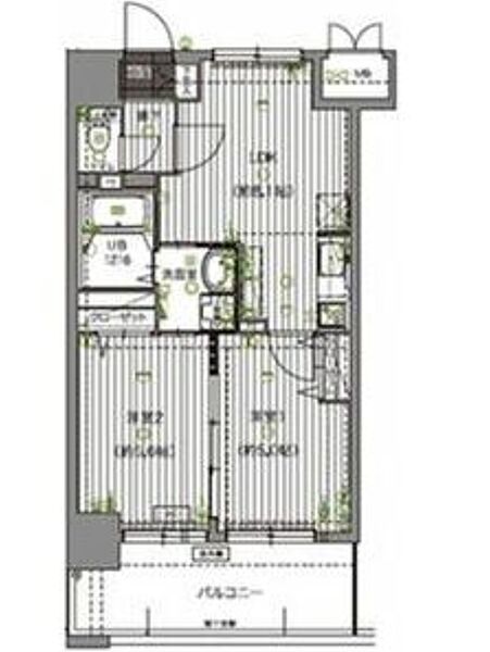 プレスタイル博多EAST ｜福岡県福岡市博多区堅粕3丁目(賃貸マンション2LDK・3階・41.95㎡)の写真 その2