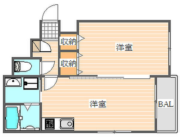 コンフォール博多駅南 ｜福岡県福岡市博多区博多駅南2丁目(賃貸マンション1LDK・3階・41.59㎡)の写真 その2