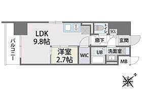 ラクラス博多2  ｜ 福岡県福岡市博多区博多駅南2丁目（賃貸マンション1LDK・8階・32.83㎡） その2