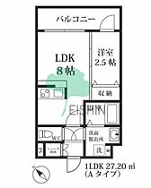 MODERN PALAZZO山王Grow  ｜ 福岡県福岡市博多区山王1丁目（賃貸マンション1LDK・1階・27.20㎡） その2