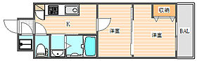 CLUB ORIENT No.103  ｜ 福岡県福岡市博多区堅粕4丁目（賃貸マンション2K・8階・23.40㎡） その2