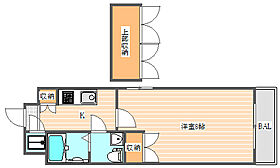 CLUB　ORIENT　BLD No.81　AMARIGE  ｜ 福岡県福岡市南区塩原2丁目（賃貸マンション1K・6階・23.37㎡） その2