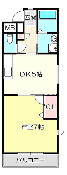 メゾンれもんの木 ｜大阪府東大阪市御厨東2丁目(賃貸マンション1DK・1階・34.62㎡)の写真 その2