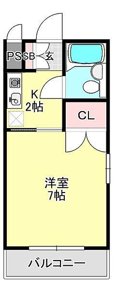 ロイヤルヒルズ ｜大阪府東大阪市岩田町5丁目(賃貸マンション1K・3階・18.00㎡)の写真 その2