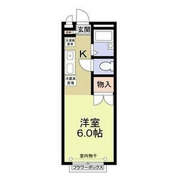 エステートピアナカタA棟 ｜大阪府東大阪市長瀬町2丁目(賃貸アパート1R・2階・19.80㎡)の写真 その2