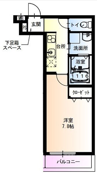 フジパレス俊徳道WEST 101｜大阪府東大阪市太平寺1丁目(賃貸アパート1K・1階・27.00㎡)の写真 その2