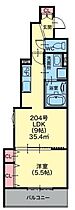 クリエオーレ大蓮東I  ｜ 大阪府東大阪市大蓮東1丁目（賃貸アパート1LDK・2階・35.40㎡） その2