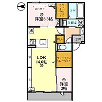 D-ROOM新家2丁目  ｜ 大阪府東大阪市新家2丁目（賃貸アパート2LDK・3階・56.85㎡） その2