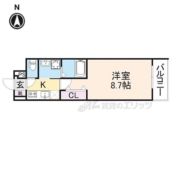 メゾン　リアリII 306｜奈良県香芝市今泉(賃貸アパート1K・3階・28.87㎡)の写真 その2