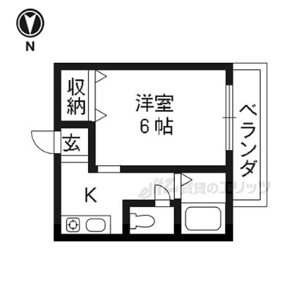 グリーンヒルカリム 101｜大阪府枚方市長尾峠町(賃貸アパート1K・1階・20.00㎡)の写真 その2