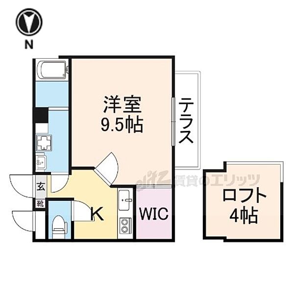 メイプルメゾン富雄北 101｜奈良県奈良市富雄北２丁目(賃貸アパート1K・1階・31.46㎡)の写真 その2