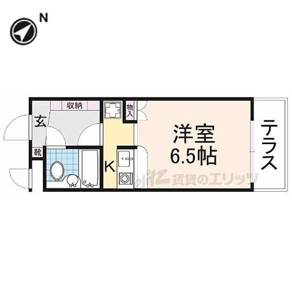 みつがらす 306｜奈良県奈良市三碓３丁目(賃貸マンション1R・3階・18.00㎡)の写真 その2