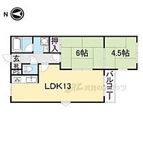 グリーンフィールド平城山 205 ｜ 奈良県奈良市佐保台西町（賃貸マンション2LDK・2階・50.00㎡） その2