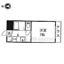 リッチヒル富雄 107 ｜ 奈良県奈良市富雄元町１丁目（賃貸マンション1K・1階・20.00㎡） その2