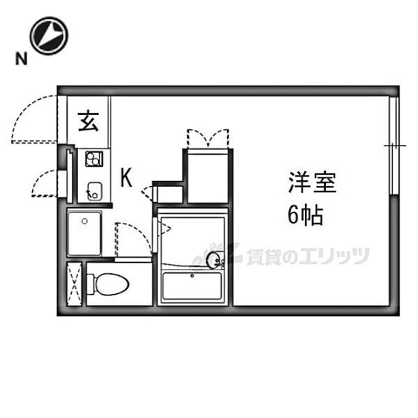 レオパレスシプレ 107｜奈良県大和郡山市城南町(賃貸アパート1K・1階・19.87㎡)の写真 その2