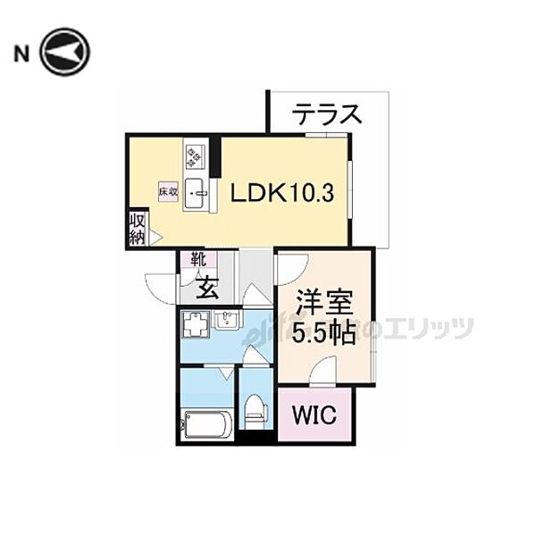 リリーベルヒルズ 101｜奈良県奈良市三条宮前町(賃貸アパート1LDK・1階・42.61㎡)の写真 その2