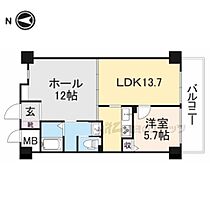 奈良県奈良市西大寺北町１丁目（賃貸マンション1LDK・5階・60.43㎡） その2