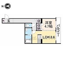 奈良県奈良市富雄北１丁目（賃貸マンション1LDK・2階・33.25㎡） その2