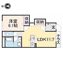 奈良県天理市小路町（賃貸アパート1LDK・1階・42.98㎡） その2