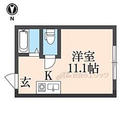 サクセス本社ビル ワンルームの間取図画像