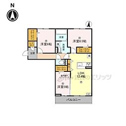 間取図画像 3LDK