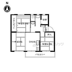 🉐敷金礼金0円！🉐中登美第二団地B棟12号棟