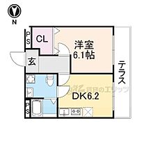 奈良県大和郡山市柳５丁目（賃貸マンション1DK・1階・34.00㎡） その2