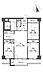 間取り：3LDK専有面積72.04m2＋バルコニー面積9.02m2