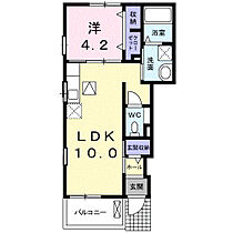 ラ・ルーチェ　棟高　I 101 ｜ 群馬県高崎市棟高町1675-28（賃貸アパート1LDK・1階・37.76㎡） その2