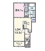 ヴィ・カメリア 102 ｜ 埼玉県児玉郡上里町大字金久保219-2（賃貸アパート1LDK・1階・50.05㎡） その2