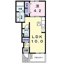 ファミールドエルＡ 103 ｜ 群馬県伊勢崎市東小保方町3118番地4（賃貸アパート1LDK・1階・37.76㎡） その2