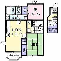 カサベルデＡ 202 ｜ 群馬県伊勢崎市安堀町1887-6（賃貸アパート2LDK・2階・58.53㎡） その2