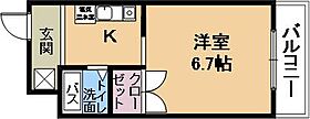 グランディオール  ｜ 滋賀県草津市野村6丁目（賃貸マンション1K・3階・21.00㎡） その2