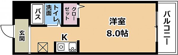 インペリアル瀬田 ｜滋賀県大津市一里山5丁目(賃貸マンション1R・3階・18.50㎡)の写真 その2