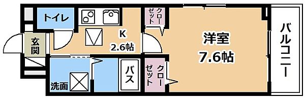 グレイス・M ｜滋賀県草津市野路町(賃貸アパート1K・1階・27.02㎡)の写真 その2