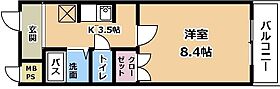 felicia　tombow  ｜ 滋賀県草津市野路東4丁目（賃貸マンション1K・3階・26.70㎡） その2