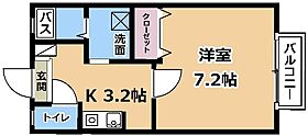 プリシェールキャッスルB棟  ｜ 滋賀県草津市岡本町（賃貸アパート1K・2階・26.42㎡） その2