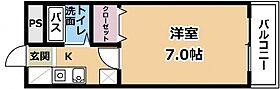 ランタナ  ｜ 滋賀県大津市平津2丁目（賃貸マンション1K・3階・20.00㎡） その2