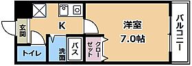 MNK-1  ｜ 滋賀県草津市野路8丁目（賃貸マンション1K・1階・23.40㎡） その2