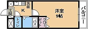 ハイツ戸苅  ｜ 滋賀県草津市東草津1丁目（賃貸アパート1K・2階・24.30㎡） その2