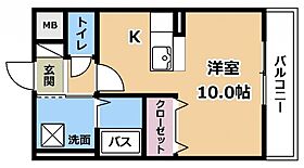 タウンルーム　けまり  ｜ 滋賀県大津市本宮2丁目（賃貸アパート1R・2階・26.67㎡） その2