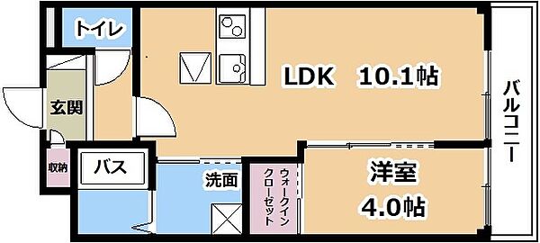 Grand　Raffine ｜滋賀県大津市月輪2丁目(賃貸マンション1LDK・1階・36.00㎡)の写真 その2